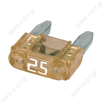 50295580   ΑΣΦΑΛΕΙΑ ΜΑΧΑΙΡΩΤΗ ΜΙΝΙ 25Α ΛΕΥΚΗ   HERTH+BUSS ELPARTS - Fuse ΑΣΦΑΛΕΙΑ ΜΙΝΙ 25Α CITROEN/PEUGEOT 96 345 138 80 DOLL 7229788 FORD 1L3T14A094JA 4350806 GENERAL MOTORS 24 426 658 RENAULT 7703 297 157 - 