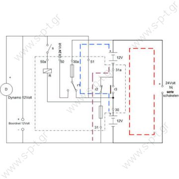 0333300003  ΜΕΤΑΛΛΑΚΤΗΣ   0 333 300 003 - BOSCH ΡΕΛΕ  ΜΙΖΑΣ  MERCEDES Series Parallel Switch NEW BOSCH 12V 3 TERMINAL BATTERY RELAY SOLENOID 0333300003   MAN, Evobus and Iveco 24V Bosch  A 000 542 72 19, 81.25902-0158, 2806754    - 