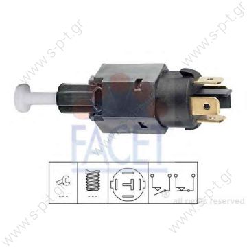 70485096 HERTH+BUSS ELPARTS -ΒΑΛΒΙΔΑ STOP  Brake Light Switch Βαλβίδα stop ALFA ROMEO 60585583 DAEWOO 96312343 GENERAL MOTORS 1240592 90243815 90244648 OPEL 01240592 12 40 592 SAAB 42 33 342 - 