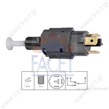 70485117 HERTH+BUSS ELPARTS - Brake Light Switch Βαλβίδα stop GENERAL MOTORS 90355907 OPEL 01240594 01240595 12 40 594 1240595 90355907 - 