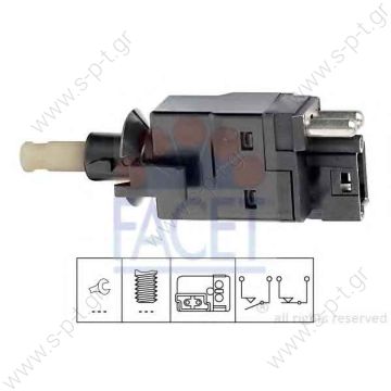 70485088  ΒΑΛΒΙΔΑ ΦΡΕΝΩΝ MERCEDES C-CLASS (W202), CLK, S10      HERTH+BUSS ELPARTS - Brake Light Switch Βαλβίδα stop CHRYSLER 5101495AA MERCEDES-BENZ A0015450109 0005457709 0005458609 0005459909 0015450109 - 