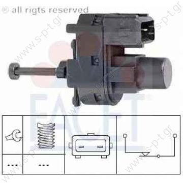 70485116 HERTH+BUSS ELPARTS - Brake Light Switch Βαλβίδα stop FORD F5RZ-13480-A SW5507 YS4Z13480AA 1ST-13480-AA 1S7T13480AA 1062670 1088170 1119830 6908895 7029401 93BB13480AF 93BB13480BA 93BB13480BA 93BB13480BB 93BB13480BC - 