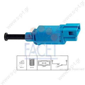 70485616  ΒΑΛΒΙΔΑ ΦΡΕΝΟΥ VW POLO, CADDY, SEAT ASORA      HERTH+BUSS ELPARTS - Brake Light Switch Βαλβίδα stop FORD 1044902 7262702 95VW9E740AA 95VW9E740AB SEAT 1H0 927 189 C VW 1H0 927 189 C - 