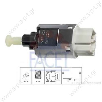 70485615    ΒΑΛΒΙΔΑ ΣΤΟΠ MAZDA MG ROVER     HERTH+BUSS ELPARTS - Brake Light Switch Βαλβίδα stop FORD F32Z-13480-A GA2A66490A 3405684 MAZDA GA2A66490 GA2A66490A ROVER XKB 000070 - 