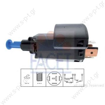 70485609   ΒΑΛΒIΔΑ ΦΡΕΝΩΝ OPEL VECTRA B     HERTH+BUSS ELPARTS - Brake Light Switch Βαλβίδα stop GENERAL MOTORS 1239448 9 175 172 OPEL 01239448 09175172 1239448 - 