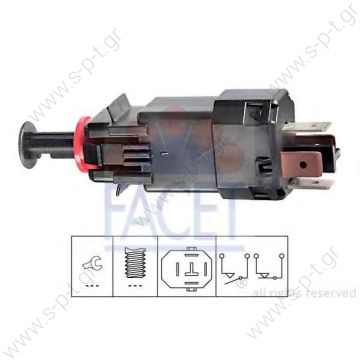 70485612  ΒΑΛΒΙΔΑ ΦΡΕΝΩΝ OPEL CORSA C, COMBO, MERIVA, SUZUKI IGNIS II        HERTH+BUSS ELPARTS - Brake Light Switch Βαλβίδα stop GENERAL MOTORS 13118574 13173407 OPEL 06240233 06240289 13118574 13173407 62 40 233 62 40 289 - 