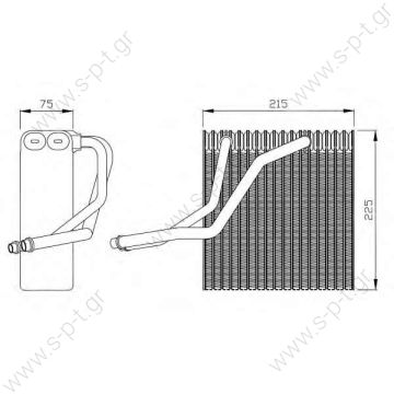 20211036   ΕΒΑΠΟΡΕΤΑ A/C AUDI    Evaporators > Cars > Audi A3 TT Seat Arosa Leon Toledo Octavia 1J1820007A / 1J1820007B / 1J1820103A   AUDI : 1J1820103A SEAT : 1J1820103A, 1J1820007A SKODA : 1J1820103A VOLKSWAGEN : 1J1820103A  - 