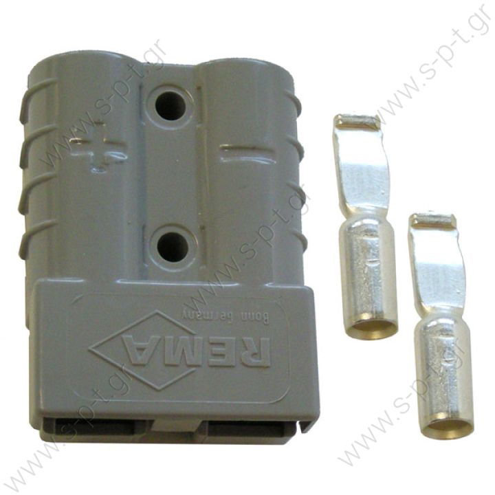 S175  GREY ΠΡΙΖΑ  ΡΕΥΜΑΤΟΣ   ΚΛΑΡΚ  170A  grey  Anderson Connector 175Amp 600V Grey Plug Cable Terminal Battery Power    Description	Plug for coffeemaker  Vergl.-Nr./Ref.: 321.002.000.0 , A 000 824 75 65 , 36.25435-0062 , 32.1002.10.00