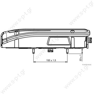 156340  LC8   VIGNAL ΦΑΝΟΣ ΟΠΙΣΘΕΙΟΣ  MERCEDES-BENZ SPRINTER    ΜΕ ΦΩΣ ΠΙΝΑΚΙΔΟΣ   VALEO ΦΑΝΑΡΙ ΠΙΣΩ Vignal: 156340  Art. No. 4.68065    MERCEDES-BENZ A 906 820 04 64906 820 04 64 VW 2E0 945 095A   Mercedes-Benz	Sprinter  - 