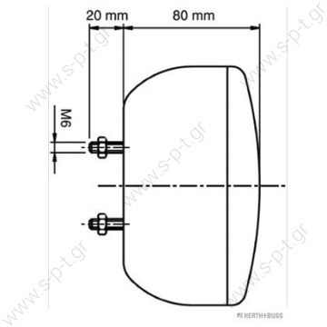 MERCEDES 83840318 HERTH+BUSS ELPARTS -ΦΑΝΟΣ ΟΠΙΣΘΙΟΣ  ΦΟΡΤΗΓΟΥ  Combination Rearlight MERCEDES-BENZ A0015446303  001 544 63 03 KÖGEL 6603082   77896  77898 DAF 0563048 563048 - 