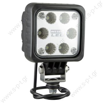 LED5F.47900  WESEM LED1F ΦΑΝΟΣ ΕΡΓΑΣΙΑΣ LED LED work lamps 12-48V - 1500lm - 2500lm  Dimensions: 100 x 100  IP Rating: IP68, IP69K  Correct polarity required. Permissible power supply voltage of 12V-24V LED module is 10-30V DC.  - 