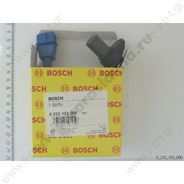 0232103006  BOSCH ΑΙΣΘΗΤΗΡΑΣ  ΕΚΚΕΝΤΡΟΦΟΡΟΥ  0 232 103 006 BOSCH Αισθητήρας, θέση εκκεντροφ. άξονα   Speed sensor for MAN Bosch Ref.: 51.27120-0013 , 0 232 103 006 MAN PULSE GENERATOR PG3 51.27120-0013 51.271200013 - 