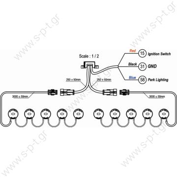 DRL SANEL ΦΩΤΑ ΗΜΕΡΑΣ   LED   DRL Series "Daytime Running Light" - 