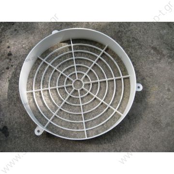 HISPACOLD 3350216  ΚΑΠΑΚΙ  Fan grid Hispacold 11" Ref.: 3350216 , 593103 3 hole fixing   Hispacold Condenser Fan Cover - White    TYPE: Cover the condenser fan HISPACOLD (the propeller 280mm) Application: SCANIA IRIZAR - 