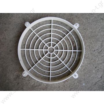 HISPACOLD 3350122  ΚΑΛΥΜΜΑ ΦΤΕΡΩΤΗΣ Plastic fan grid Hispacold Ref.: 3350122 4 hole fixing TYPE: Cover the condenser fan HISPACOLD (the propeller 255mm) Application: SCANIA IRIZAR - 