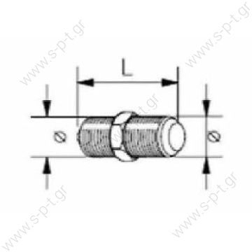 HISPACOLD 4300476  ΣΥΝΔΕΣΜΟΣ ΣΩΛΗΝΑΣ  Hispacold Connector Ref.: 4300476 - 