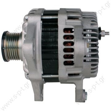 23100-JD200   MITSUBISHI   ΔΥΝΑΜΟ   NISSAN QASHQUAI 1.6L 2005> 120A PV7  :MITSUBISHI	A2TJ0281ZC   NISSAN	23100-JD200   LESTER:11344 120A/12V CW 7S ALTERNATOR FOR NISSAN QASHQAI J10 JJ10 1.6 HR16DE TIIDA LIVINA - 