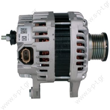 23100-JD200   MITSUBISHI   ΔΥΝΑΜΟ   NISSAN QASHQUAI 1.6L 2005> 120A PV7  :MITSUBISHI	A2TJ0281ZC   NISSAN	23100-JD200   LESTER:11344 120A/12V CW 7S ALTERNATOR FOR NISSAN QASHQAI J10 JJ10 1.6 HR16DE TIIDA LIVINA - 