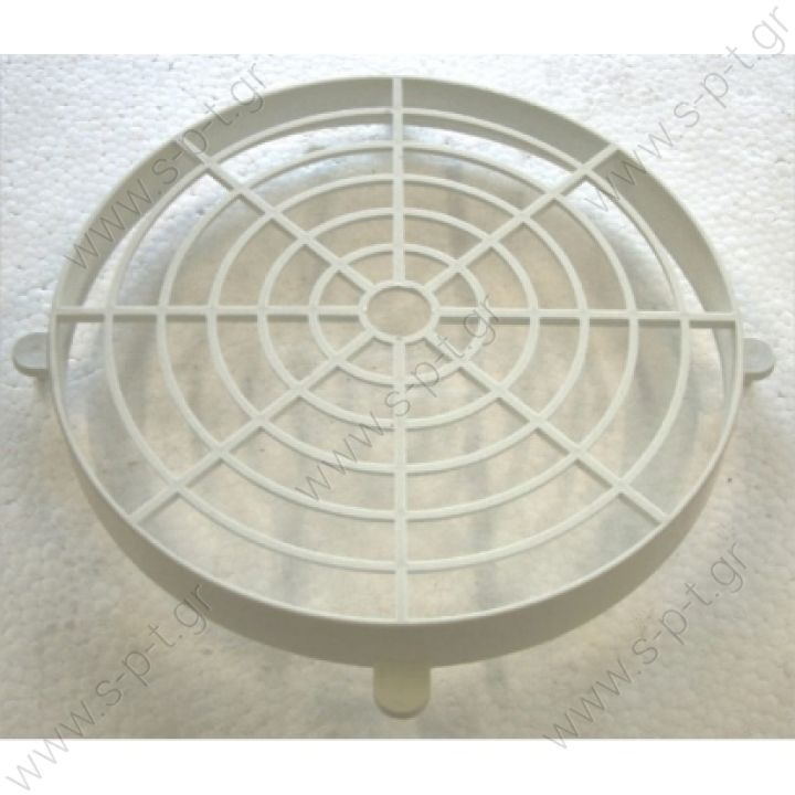 HISPACOLD 3350122  ΚΑΛΥΜΜΑ ΦΤΕΡΩΤΗΣ Plastic fan grid Hispacold Ref.: 3350122 4 hole fixing TYPE: Cover the condenser fan HISPACOLD (the propeller 255mm) Application: SCANIA IRIZAR