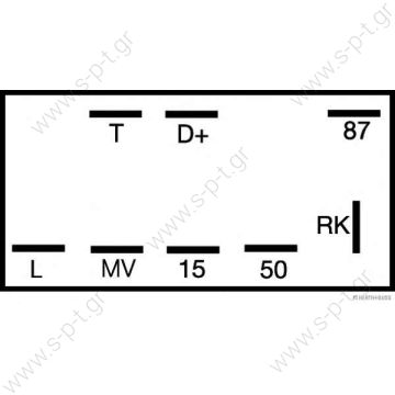 MAN 75898037 81.25902-0465 Control Unit, glow plug system  Relay control unit-glow plug, 24V / 15A 81259020497 81259020465 81259020441 75898037   DT 333070 STRIBEL 898037 STRIBEL 898625 STRIBEL 898771  Switching device, flame starter system  - 