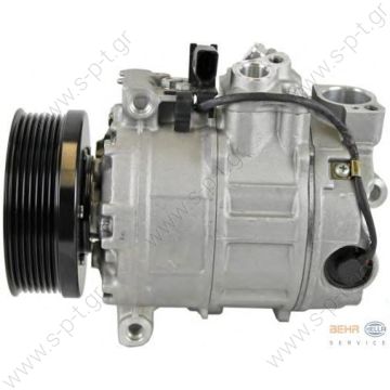 DCP32031  DENSO ΚΟΜΠΡΕΣΕΡ A/C VAG  VW Touareg '05-'06 Compressor 7PK 110mm 7SEU17 Denso# 447190-7590   Denso 447190-7590, 437100-5420, Touareg 3.6L, Audi Q7 3.6L, Porsche Cayenne 4.4L     Denso AC Compressors DCP32031 DCP32031 447190-7590 4471907590  - 