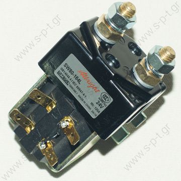 ALBRIGHT Model: SW80-164L  24V DC   125A   Contactor Type: Single Pole Single Throw, SPST Main Circuit Current Rating: 125A Main Circuit Voltage Rating: 24V DC - 