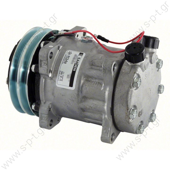 SANDEN,7929-7H15 12V 2-M, R134A VERT TUBE O-RING  COMPRESSOR,FORD L-SERIES TRACTOR, SANDEN,7929-7H15 12V 2-M, R134A VERT TUBE O-RING