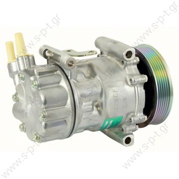 40405323 PEUGEOT 207 COMPRESSOR,NEW, SANDEN PEUGEOT 207,307,308CC SANDEN SD6C12-1363 119MM 6PV   OE: 1351 - 1355 - 1363 - 1364 - 1367 - 6453QJ - 6453QK - 6453WK - 6453WL - 9651910980 - 9659875780 - 9671216280 - 9678656080 - 