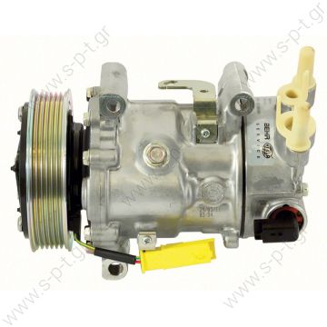 40405323 PEUGEOT 207 COMPRESSOR,NEW, SANDEN PEUGEOT 207,307,308CC SANDEN SD6C12-1363 119MM 6PV   OE: 1351 - 1355 - 1363 - 1364 - 1367 - 6453QJ - 6453QK - 6453WK - 6453WL - 9651910980 - 9659875780 - 9671216280 - 9678656080 - 