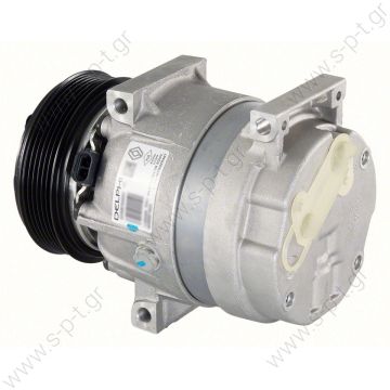 40420023    V5 HARRISON      DELPHI ΚΟΜΠΡΕΣΕΡ A/C          RENAULT Laguna II Serie 1.6 16v RENAULT : 7700103536   Delphi (harrison) OEM TYPE : V5      COMPRESSOR, RENAULT MEGANE/LAGUNA, 03/02-06/08 4 CYL 1.9T, DELPHI V5 125MM 6PV WITH CONTROL VALVE - 