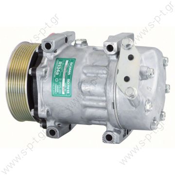 71-9002012 ΚΟΜΠΡΕΣΕΡ A/C   SCANIA TRUCK 4     SANDEN SD7H15   8067   Compressor Sanden Fix R134a SD7H15   SCANIA 124/144 TRUCK COMPRESSOR 8PK 120MM 7H15-6024, 7H15-7980, 7H15-8067 OE : 1376998, 1412263 - 