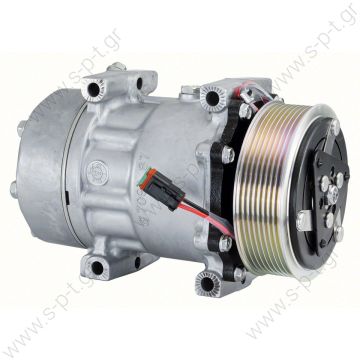 71-9002012 ΚΟΜΠΡΕΣΕΡ A/C   SCANIA TRUCK 4     SANDEN SD7H15   8067   Compressor Sanden Fix R134a SD7H15   SCANIA 124/144 TRUCK COMPRESSOR 8PK 120MM 7H15-6024, 7H15-7980, 7H15-8067 OE : 1376998, 1412263 - 