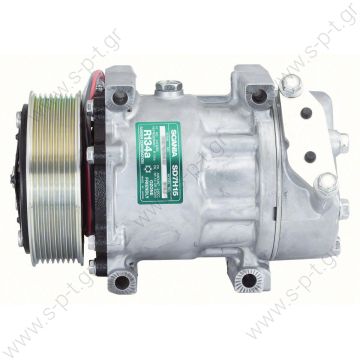 71-9002012 ΚΟΜΠΡΕΣΕΡ A/C   SCANIA TRUCK 4     SANDEN SD7H15   8067   Compressor Sanden Fix R134a SD7H15   SCANIA 124/144 TRUCK COMPRESSOR 8PK 120MM 7H15-6024, 7H15-7980, 7H15-8067 OE : 1376998, 1412263 - 