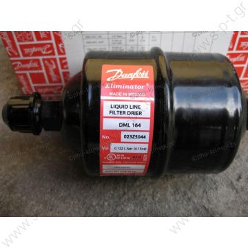 DCL/DML164  DML-164 (flare)    DANFOSS  ΦΙΛΤΡΟ ΑΦΥΓΡΑΝΣΗΣ   ΑΦΥΓΡΑΝΤΗΡΕΣ  ΜΠΟΥΚΑΛΕΣ DML-164 (flare)  Hispacold  3/4UNF flare HM164 L=175mm, D=74mm  3100014  Danfoss DML flare connections 023Z5044   HFC refrigerants and polyolester (POE) (PAG) oils. - 