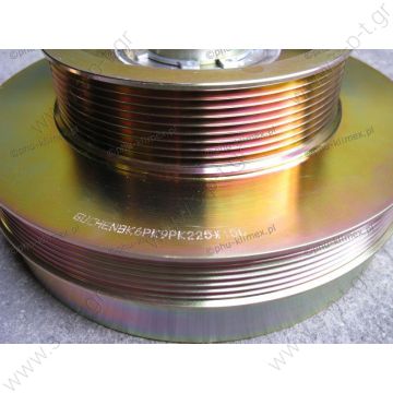 ΤΡΟΧΑΛΙΑ  ΗΛΕΚΡΟΜΑΓΝΗΤΙΚΗ  Electromagnetic clutch MERCEDES TURISMO, compressors GEA-BOCK, BITZER BK 9PK 6PK 150mmx225mm, 150mm wheel belt 9PK - around 225mm belt 6PK - complete with coil  - 