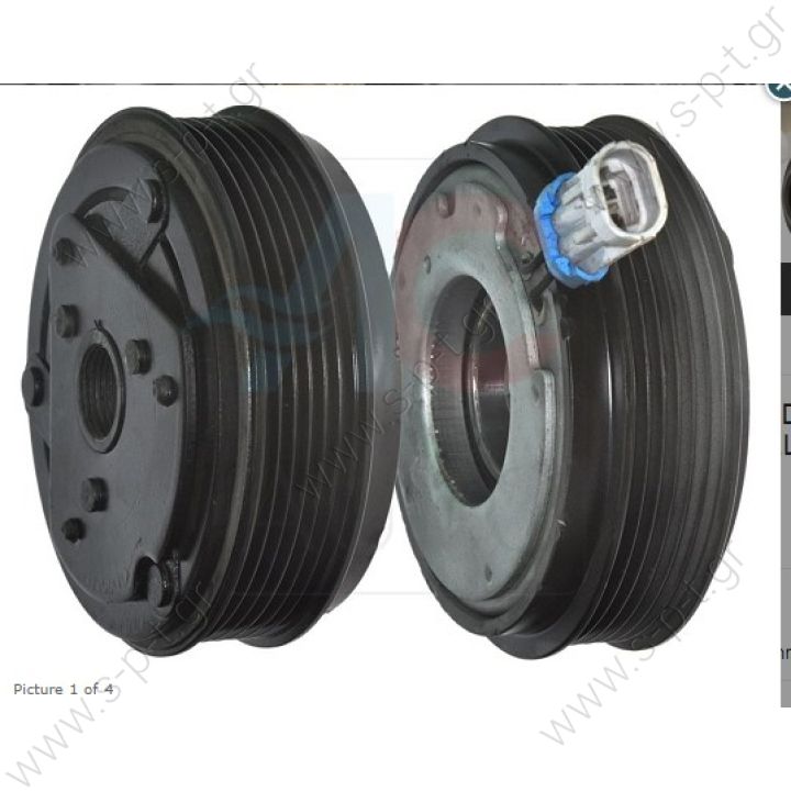 CA571  ΤΡΟΧΑΛΙΑ ΚΟΜΠΡΕΣΣΕΡ AC  DELPHI OPEL DELPHI For compressors: Delphi Harrison V5  pk: V6 Wheel diameter 125 mm size bearings: 40x62x20,6 mm Voltage: 12V  Opel Vectra B 1135240 1135292 1135302 1854067 1854071 1854079 1854091 1854106 1854142 1854144 