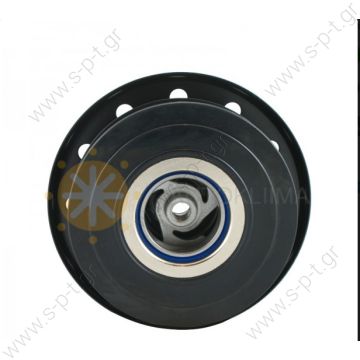 40455177   ΤΡΟΧΑΛΙΑ ΚΟΜΠΛΕ   Spare parts for compressors > Clutch > Denso ND5SE12C  CLUTCH ASSEMBLY DENSO 12V Poly-V 5 Ø105 TOYOTA AVENSIS - 