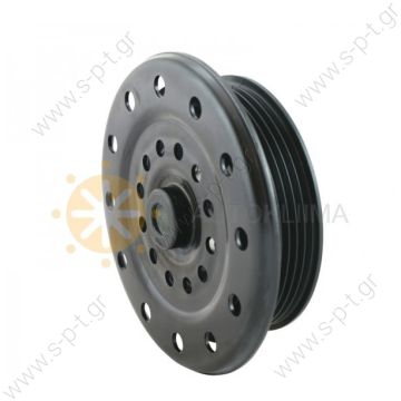 40455177   ΤΡΟΧΑΛΙΑ ΚΟΜΠΛΕ   Spare parts for compressors > Clutch > Denso ND5SE12C  CLUTCH ASSEMBLY DENSO 12V Poly-V 5 Ø105 TOYOTA AVENSIS - 