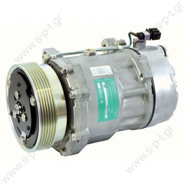 40450054 ΣΥΜΠΙΕΣΤΗΣ VW CADDY, GOLF III, GOLF IV, PASSAT, POLO, SHARAN, VENTO  COMPRESSOR,NEW, SANDEN VOLKSWAGEN GOLF SER-III SAND.SD7V16-1100  OE: 1067111 - 1100 - 1137 - 1162 - 1170 - 1H0820803D - 1H0820803E - 7340657 - 7M0820803D  - 