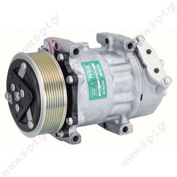 71-9002012 ΚΟΜΠΡΕΣΕΡ A/C   SCANIA TRUCK 4     SANDEN SD7H15   8067   Compressor Sanden Fix R134a SD7H15   SCANIA 124/144 TRUCK COMPRESSOR 8PK 120MM 7H15-6024, 7H15-7980, 7H15-8067 OE : 1376998, 1412263 - 