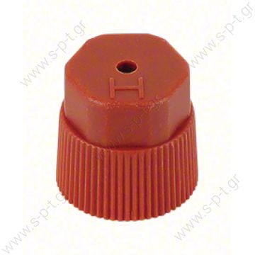 ΑΝΤΑΛΛΑΚΤΙΚΟ ΚΑΠΑΚΙ ADAPTOR 58.50006 CAP, SERVICE VALVE, R134A,RED, DISCHARGE FITTING PACK OF 6 - 