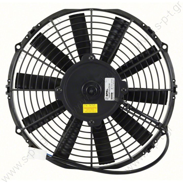 FAN,COND,SPAL 24V-280MM (11), PUSHER , PREMIUM MOTOR