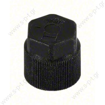 ΑΝΤΑΛΛΑΚΤΙΚΟ ΚΑΠΑΚΙ ADAPTOR 58.50005 CAP, SERVICE VALVE, R134A,BLACK, DISCHARGE FITTING PACK OF 6 - 