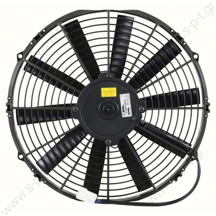 FAN,COND,SPAL 24V-330MM (13), PUSHER , PREMIUM MOTOR