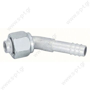 6064506463  58.00018    ΓΩΝΙΑ 45º 6-8-10-12mm O-ring 45° Θηλυκό FITTING, FOR-BB, 45D- 6, 18-UNF ALUMINIUM - 