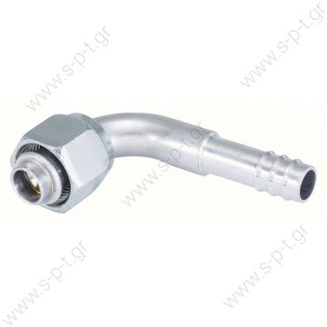 ΓΩΝΙΑ 90º 6-8-10-12mm O-ring 90° Θηλυκό  FITTING, FOR-BB, 90D-10, 14-UNF ALUMINIUM - 