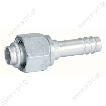 ΙΣΙΟ 6-8-10-12mm O-ring Ίσια Θηλυκά  FITTING, FOR-BB, STR- 5, 18-UNF ALUMINIUM 8301 - 