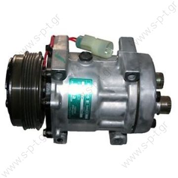 ΣΥΜΠΙΕΣΤΗΣ ΚΟΜΠΡΕΣΕΡ SANDEN  -SD7Η15 LAND ROVER : BTR8505   58841 (57841) COMPRESSOR NEW BRAND - LAND ROVER DEFENDER MODEL-(2.5 90 TDI) DIAMETER WHEELS - 112MM NUMBER PK - 4 COMPRESSOR SANDEN 7H15- - 