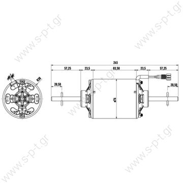 0130111130   BOSCH  ΗΛΕΚΤΡΙΚΟ ΜΟΤΕΡ ΚΑΛΟΡΙΦΕΡ  MERCEDES  24V  0130111130 HEATINGENGINE VOLVO FH DAF95XF Brand: DAF 95 XF - 