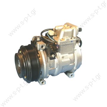 DCP17011   DENSO    ΚΟΜΠΡΕΣΕΡ Α/C MERCEDES      10 P15C MERCEDES W124 '93-'95    4471002076 ΤΥΠΟΣ: 10PA17C ΡΑΒΔΩΣΕΙΣ: 6 Volt: 12. ORIGINAL CODE 0002300611 0002340211. MERCEDES : 1191300015, A1191300015, 0002300611, A0002300611  - 